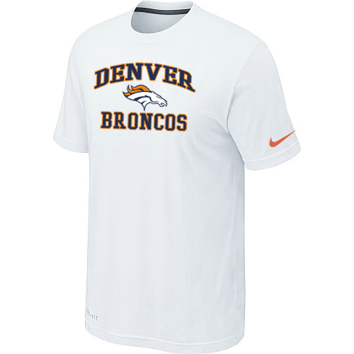 Nike Denver Broncos Heart & Soul NFL T-Shirt - White